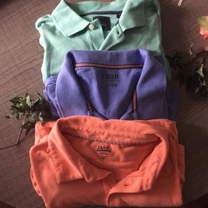 3 XXL POLO SHIRTS (IZOD, ARROW)